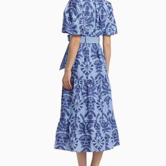 Marie Oliver Natty Embroidered Floral Shirtdress - Size 2 - NWT - Picture 2 of 8